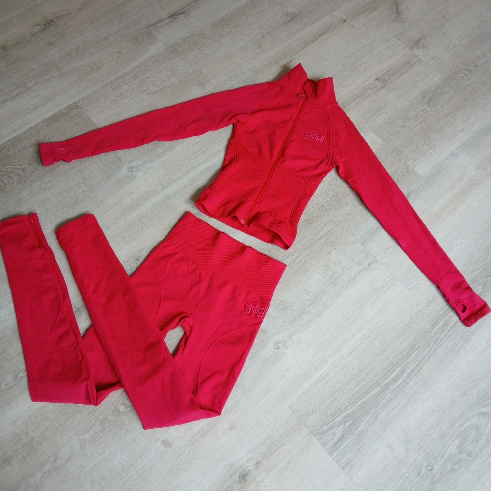 Yagi World Bon bon Sculpt Set - Zip up jacket and zip leggings XS - Picture 4 of 10